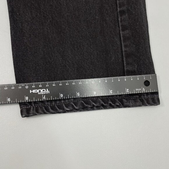 Levi's Black Straight  501 Jeans Classic Fit - Picture 12 of 12